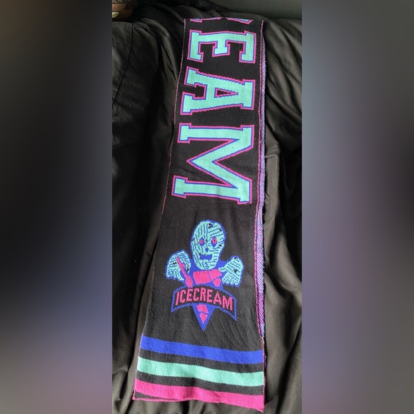 IceCream Billionaire Boys Club Black Zombie Scarf - Picture 2 of 2